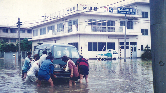 東海豪雨により水害のあった大治町馬島地区